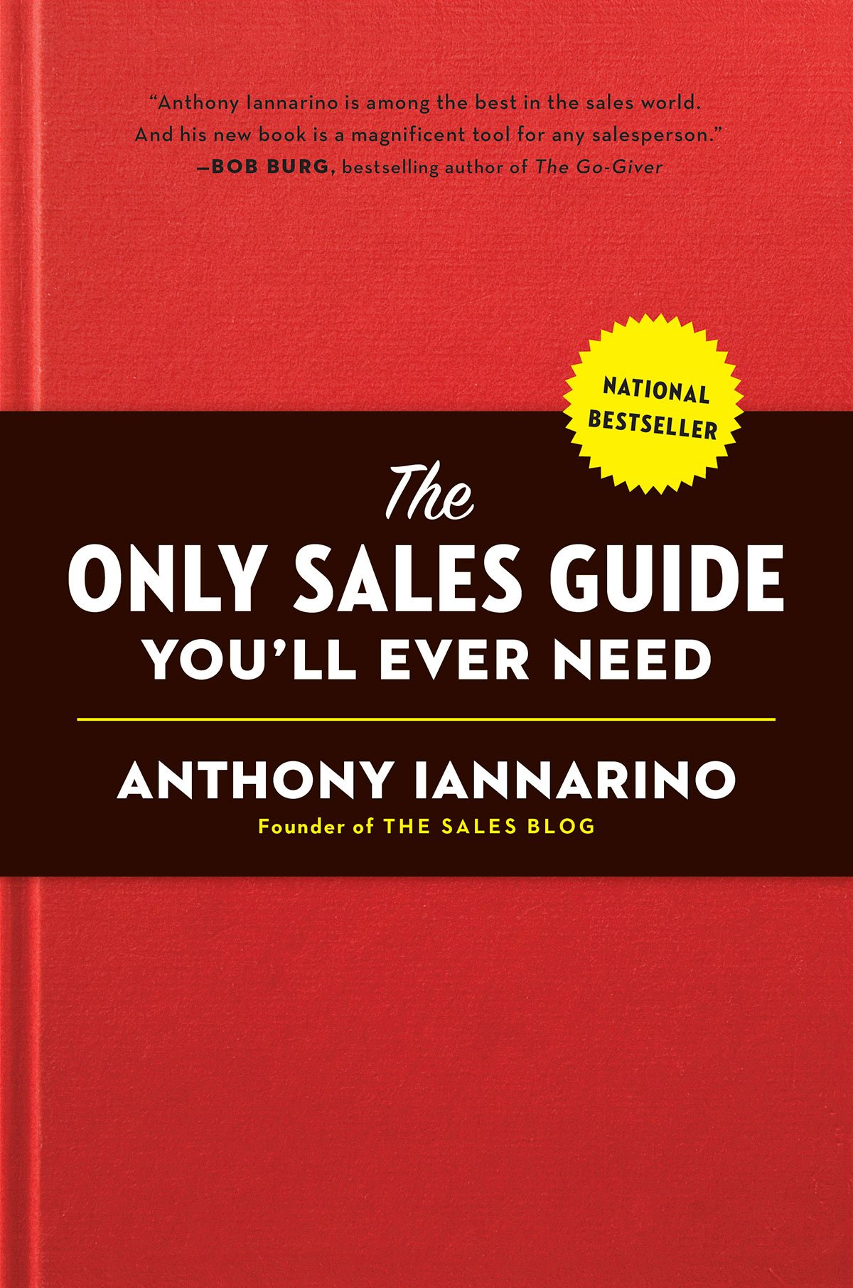The Only Sales Guide book cover
